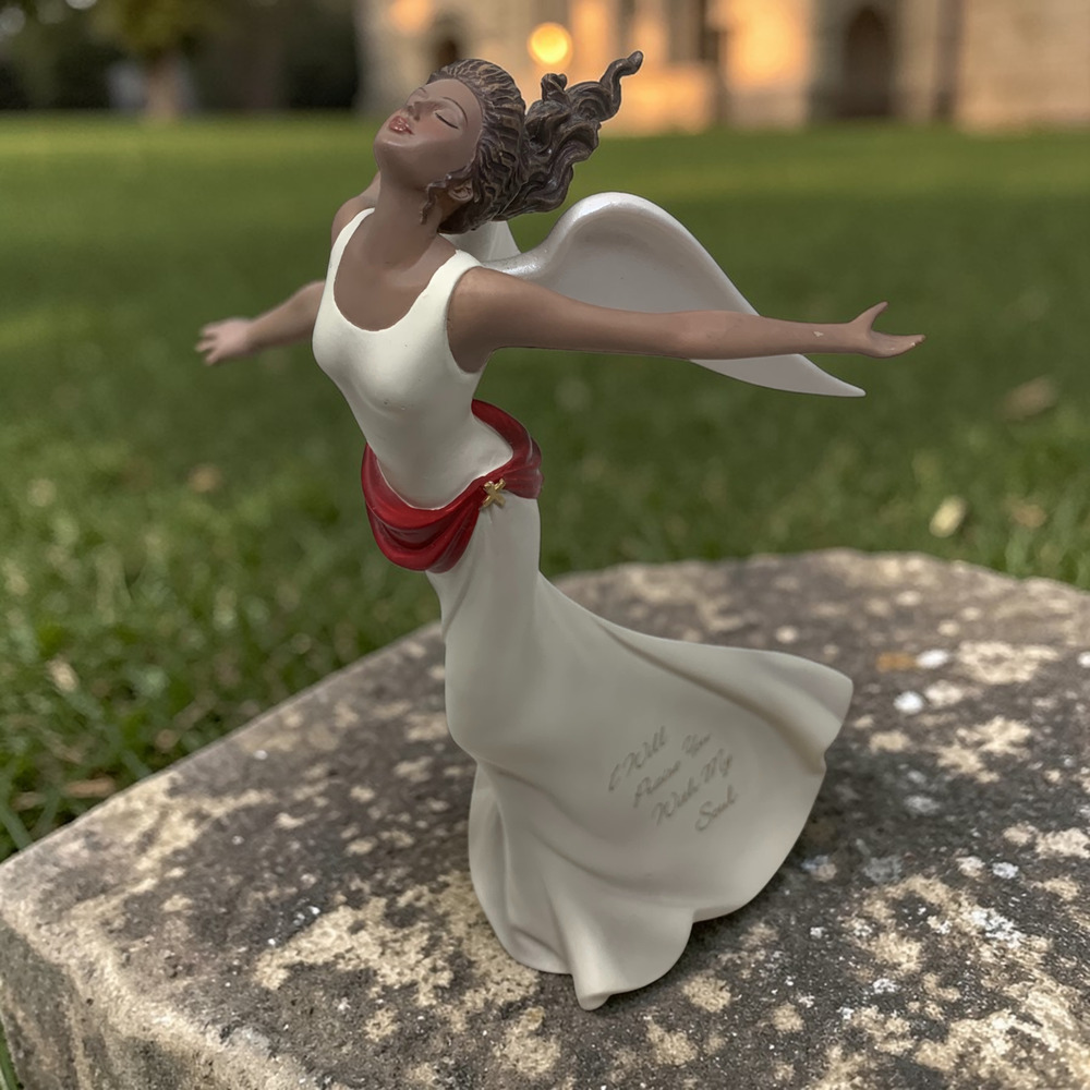 Hamilton Angels Of Praise "I Will Praise You With My Soul" Figurine 7" 3992B